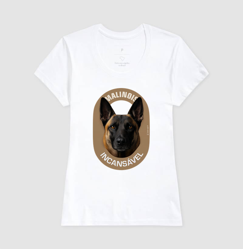 Camiseta Malinois Incansável - Essência