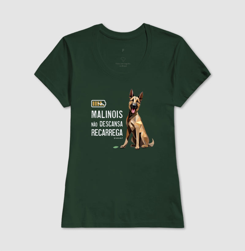 Camiseta Malinois Não Descansa - Essência