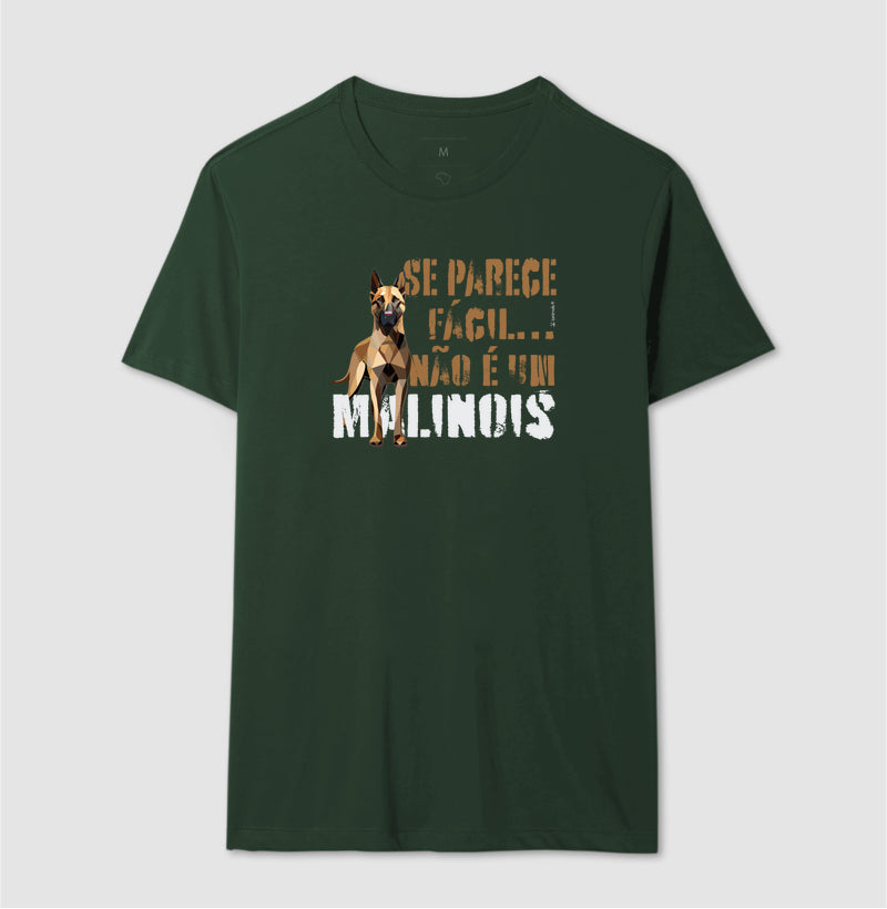 Camiseta Malinois Parece Fácil  - Essência