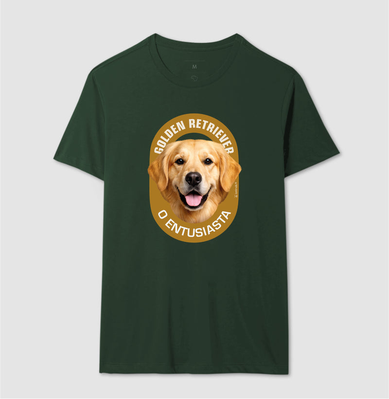 Camiseta Golden Retriever O Entusiasta - Essência
