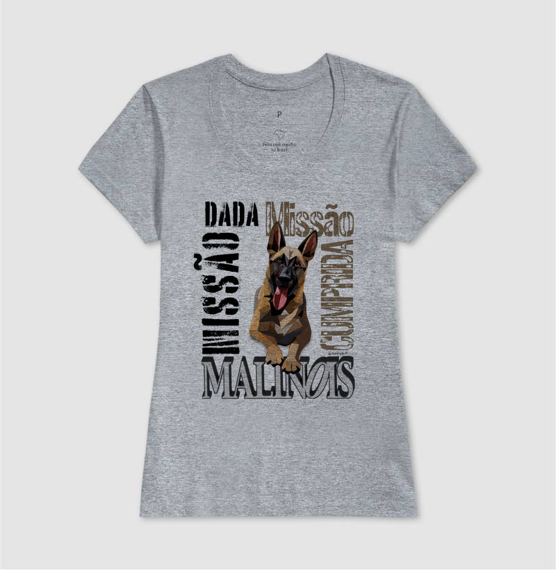Camiseta Malinois Missão Comprida - Essência