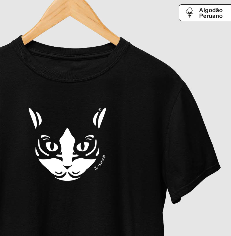 Camiseta Gato Preto e Branco “INCA SOFT” - Tribal