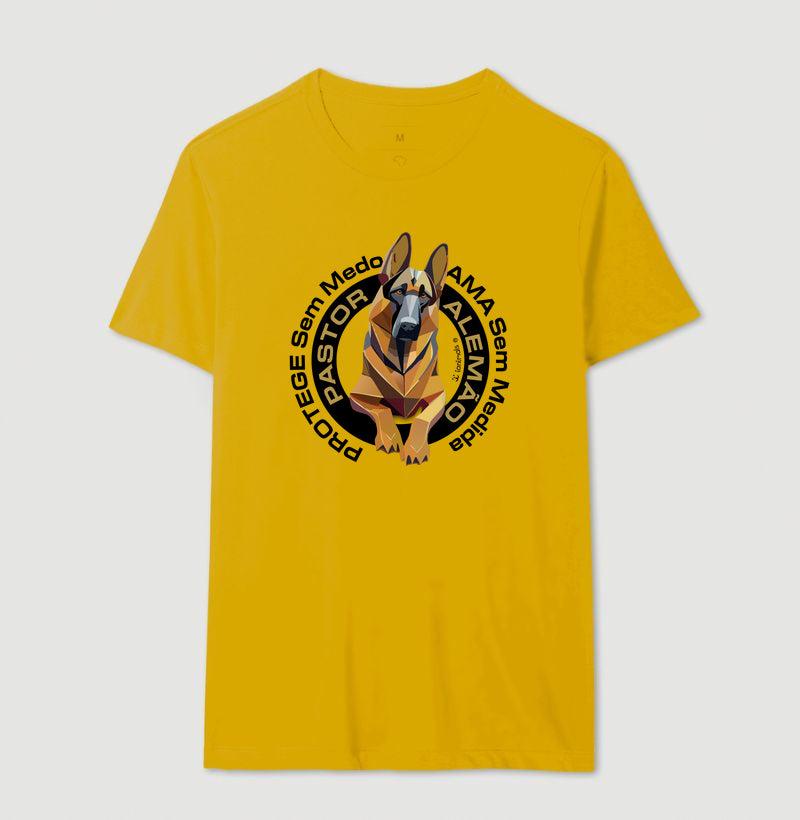Camiseta Pastor Alemão - Protege sem Medo - Essência