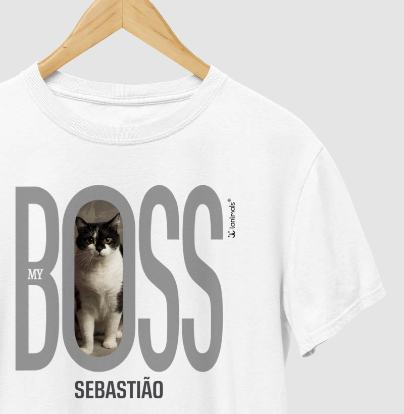 Camiseta My Pet My Boss - Personalizada iAnimals