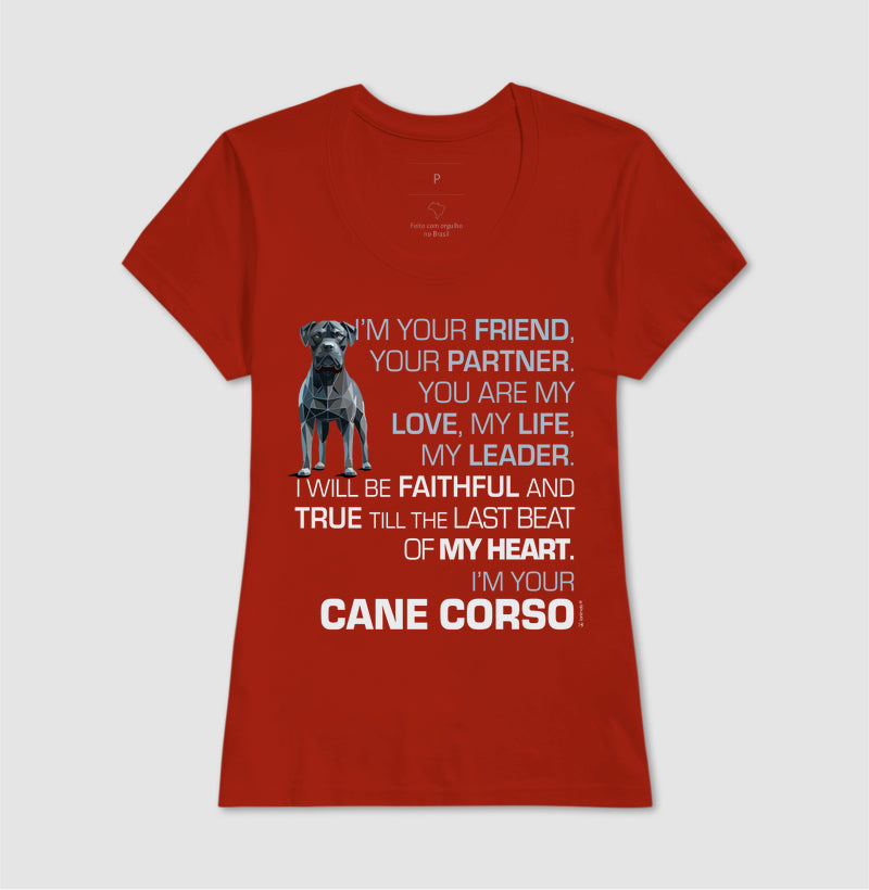 Camiseta Cane Corso Declação - Essência