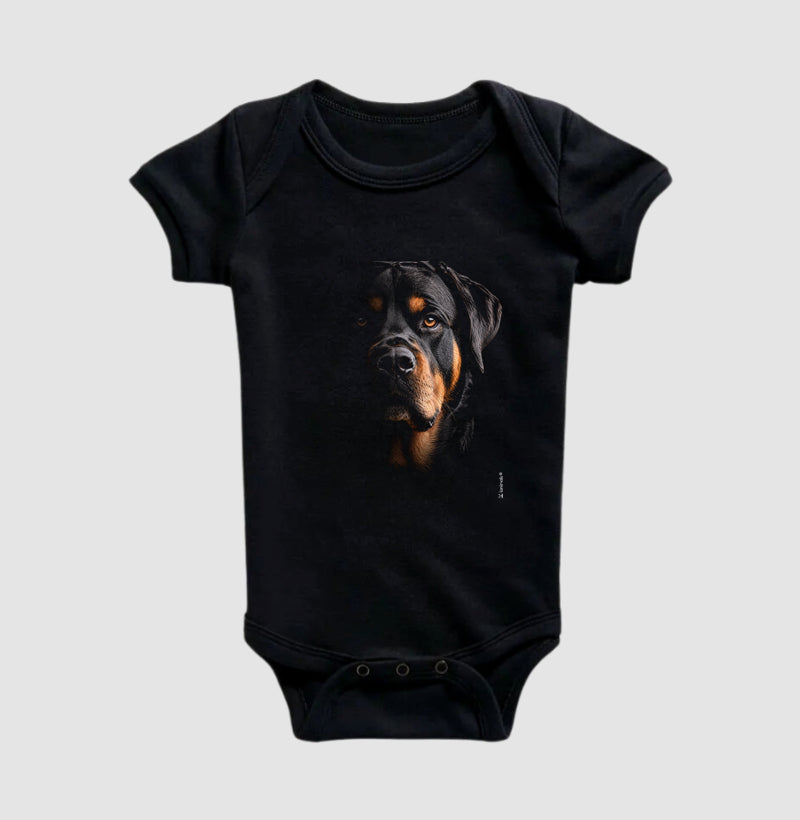 Body Infantil Rottweiler - Retrato