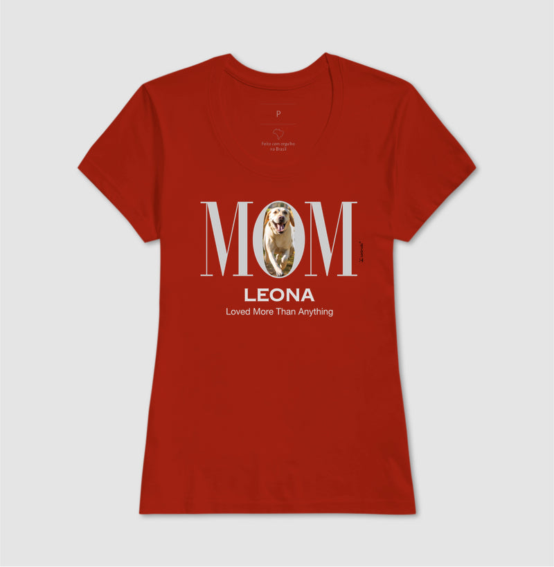 Camiseta MOM or DAD Fotos - 1 ou 3 fotos - Personalizada | iAnimals