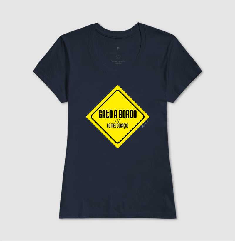 Camiseta Gato a Bordo - Afeto