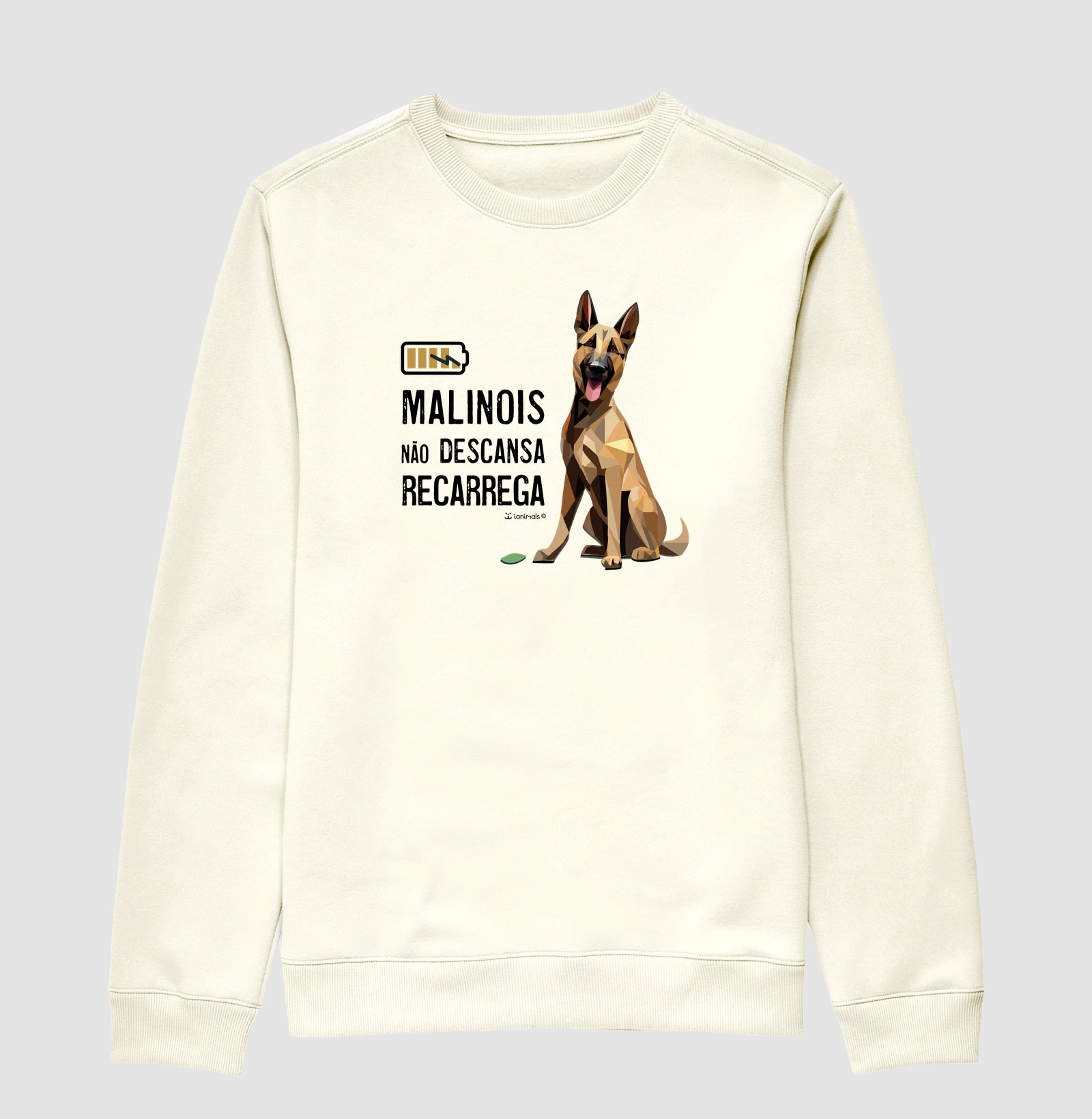 Moletom Suéter Malinois Não Descansa - Essência