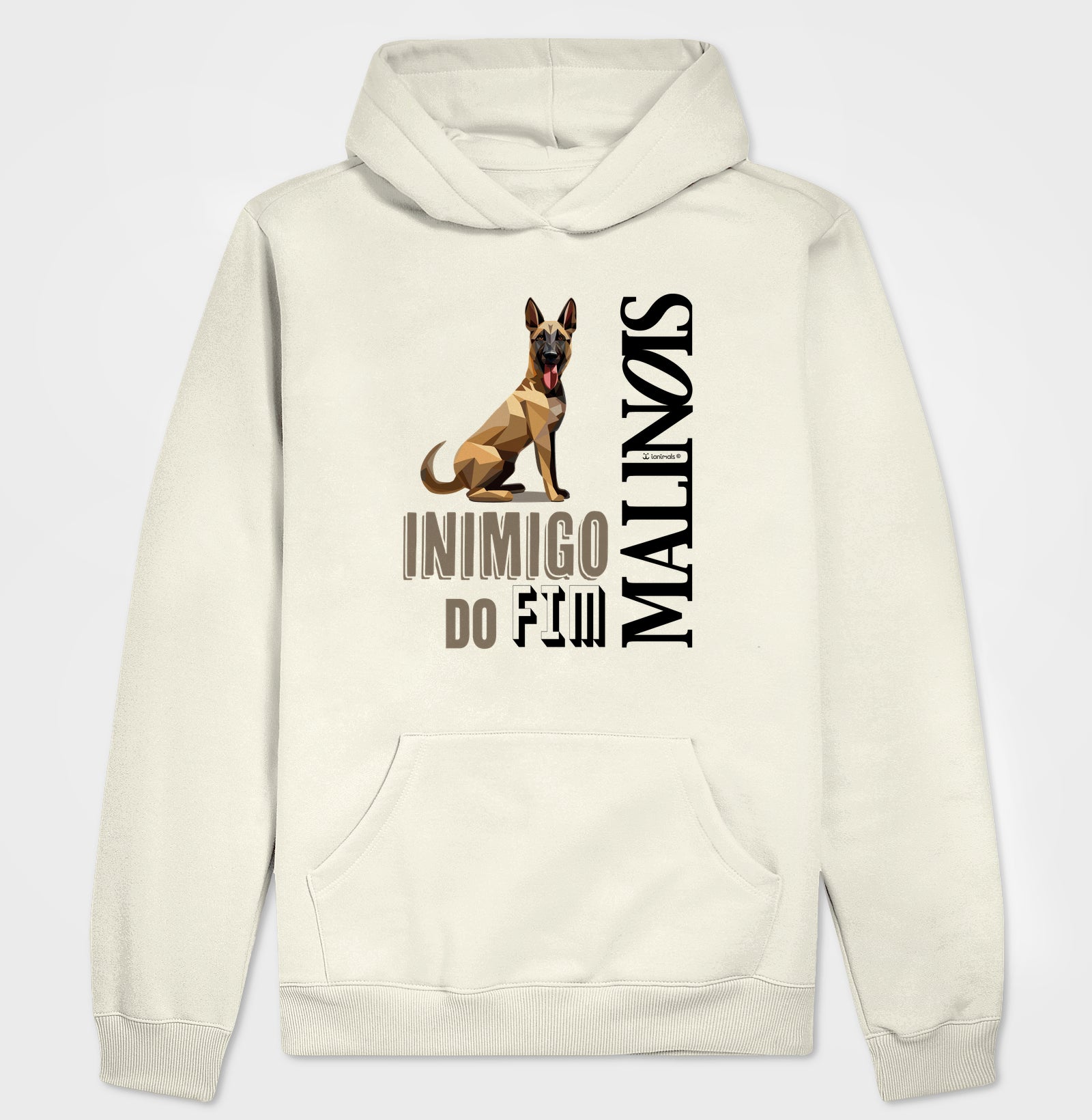 Moletom com Capuz Malinois Inimigo do Fim - Essência