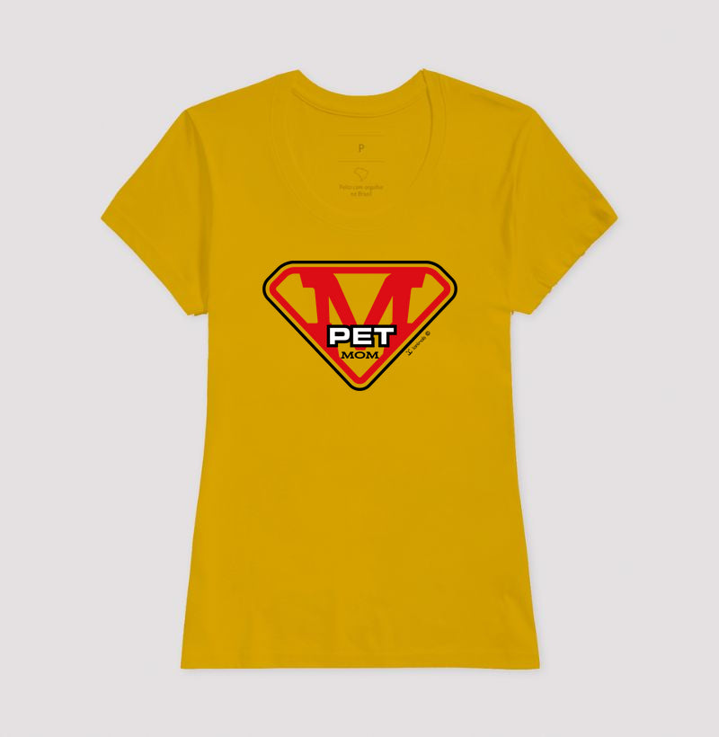 Camiseta Pet Mom - Afeto