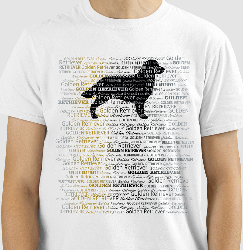 Camiseta Golden Retriever - Tessitura