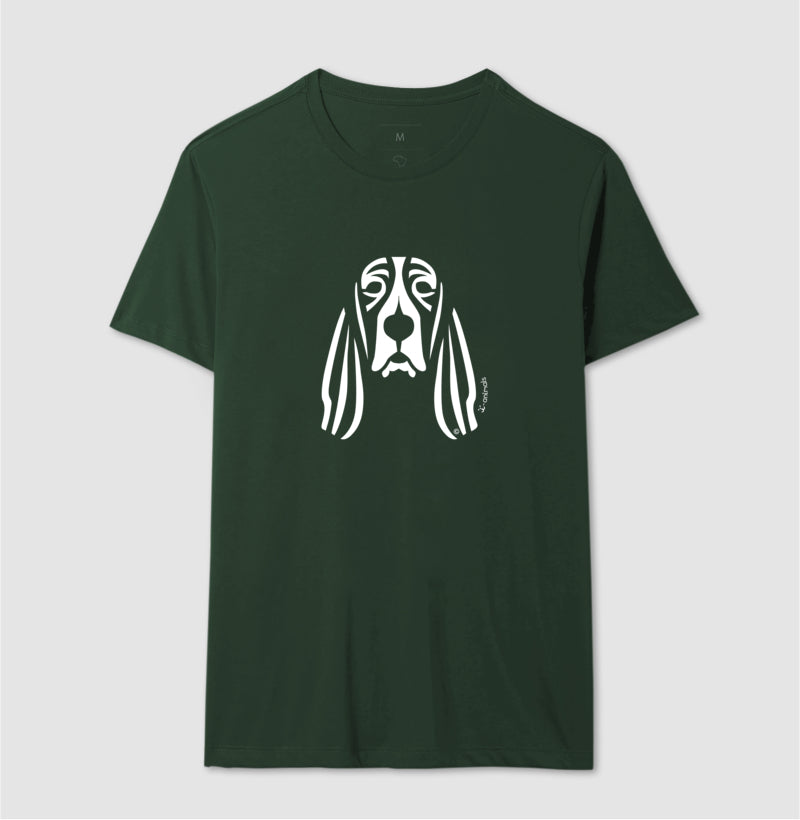 Camiseta Basset Hound - Tribal