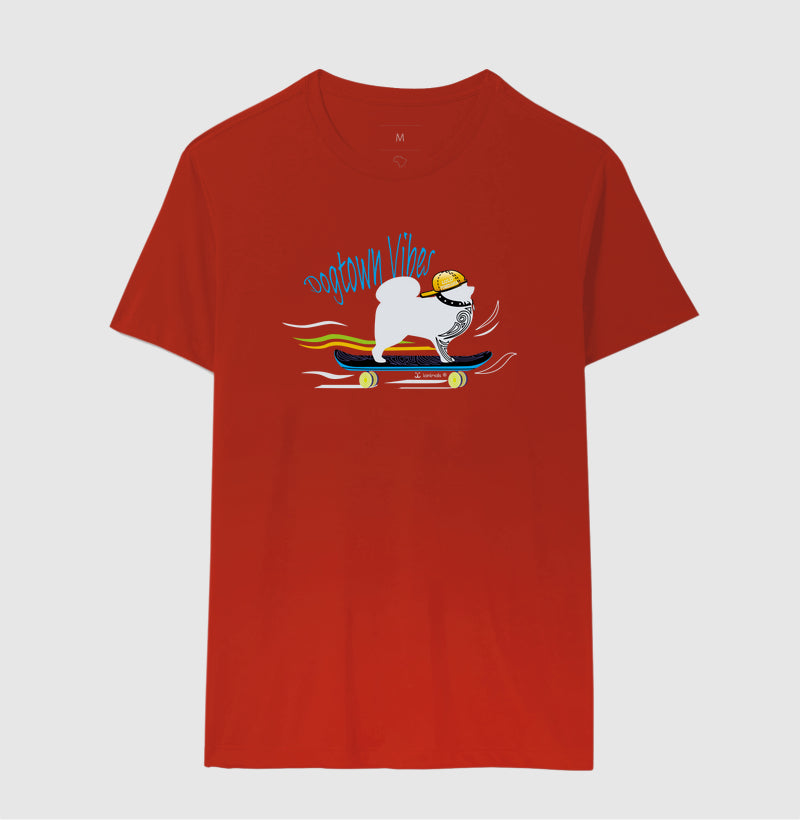 Camiseta Lulu da Pomerânia - Skatista