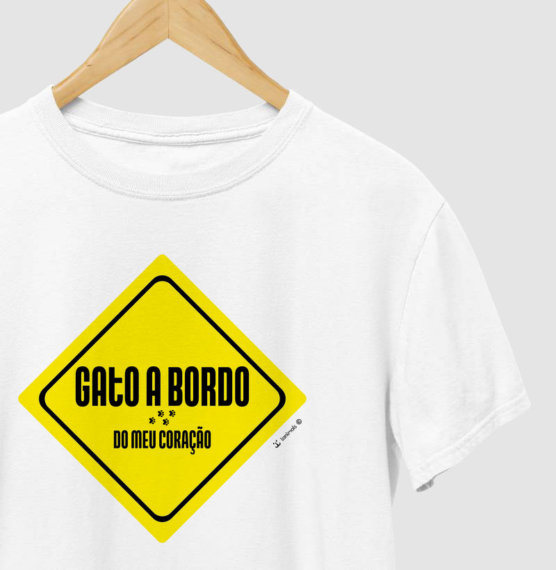 Camiseta Gato a Bordo - Afeto