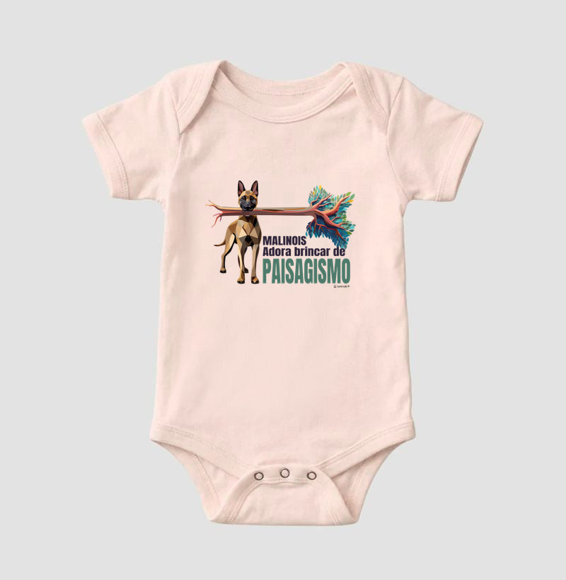 Body Infantil Malinois Paisagismo - Essência