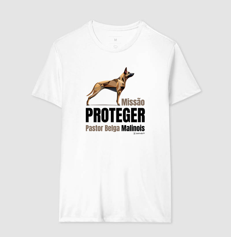 Camiseta Malinois Missão  Proteger - Essência