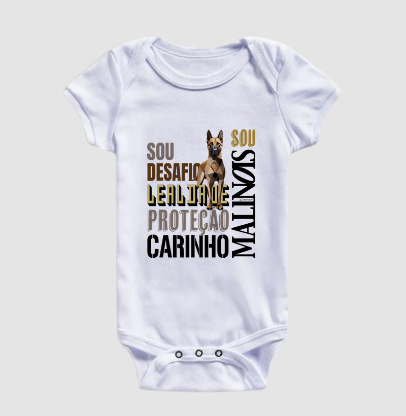 Body Infantil Malinois SOU - Essência