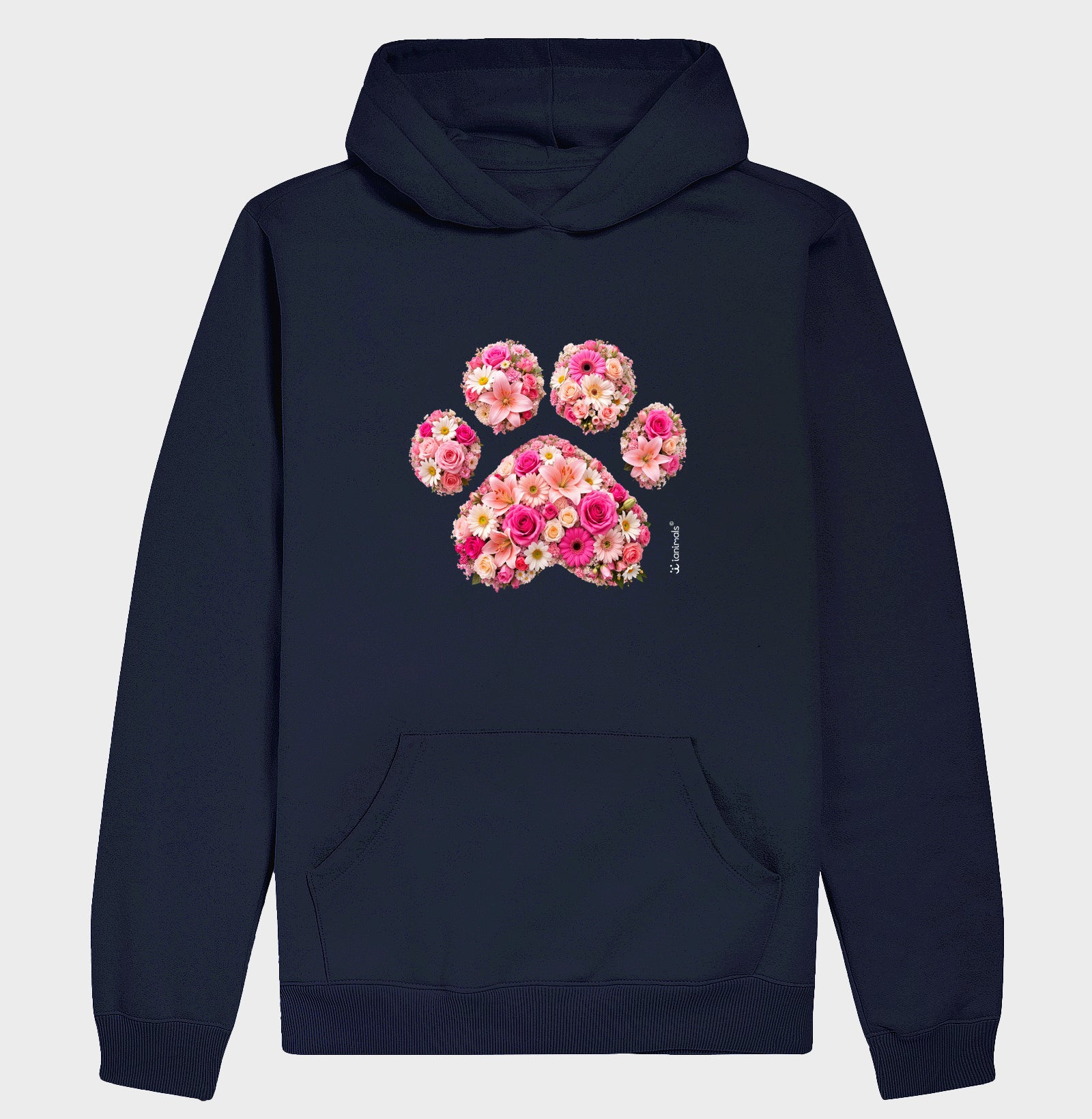 Moletom com Capuz Pata em Flor - Pets - Afeto