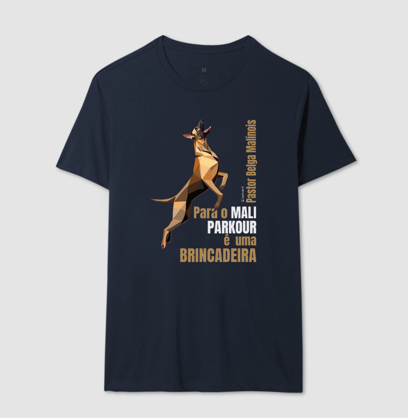 Camiseta Malinois Parkour é Brincadeira- Essência