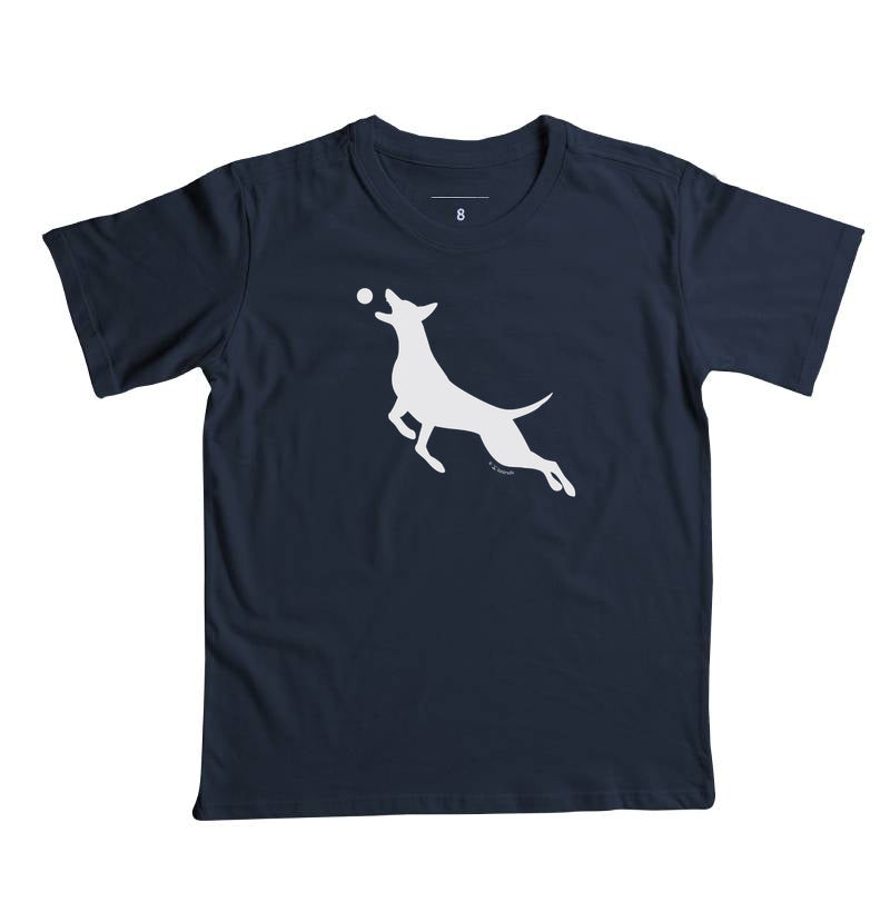 Camiseta Infantil Malinois O Pulo - Perfil