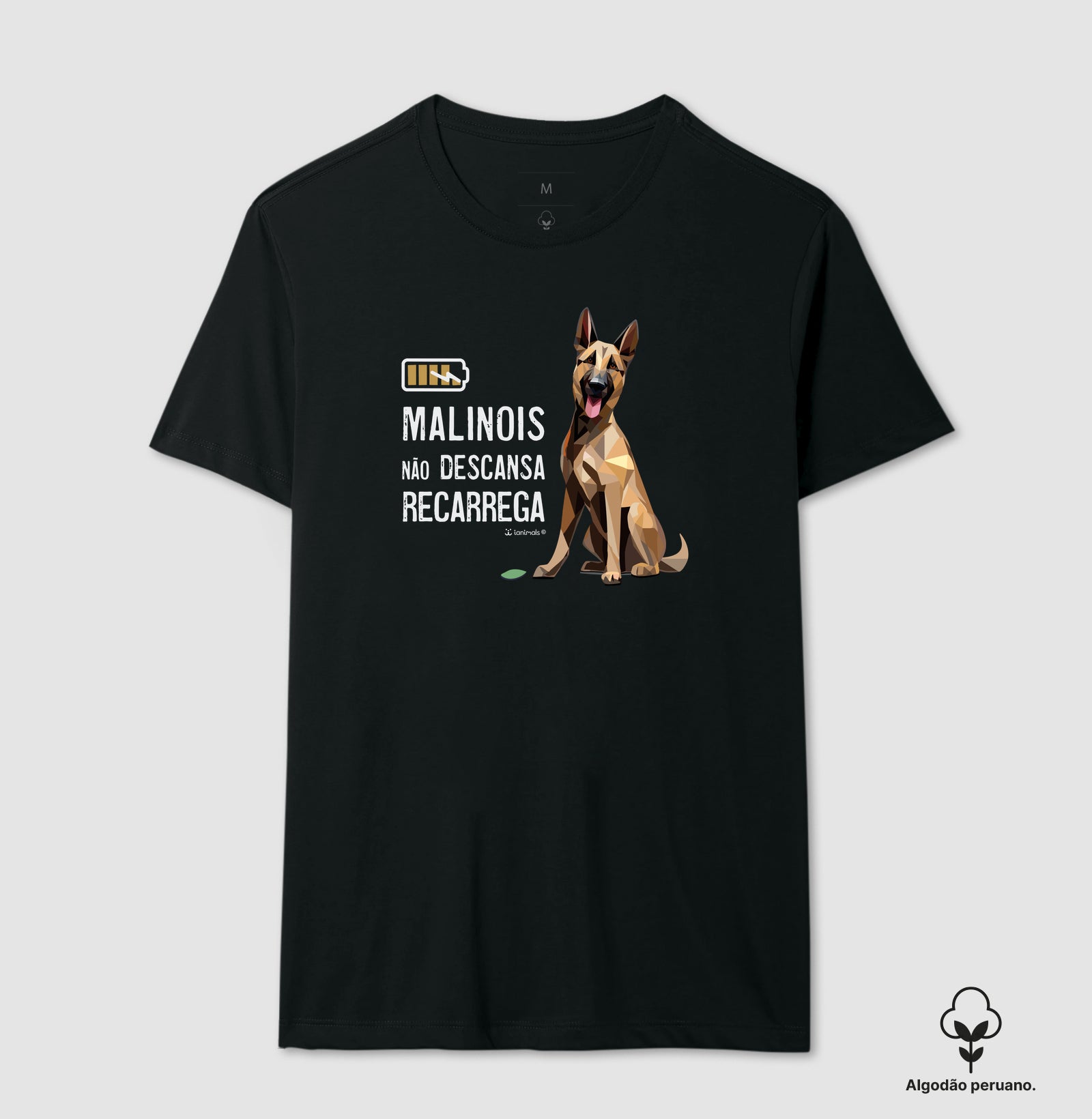 Camiseta INCA SOFT Malinois Não Descansa - Essência