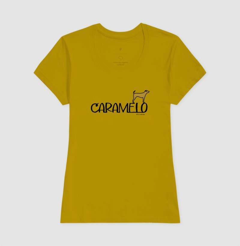 Camiseta Cachorro Caramelo - Coleção Identidade