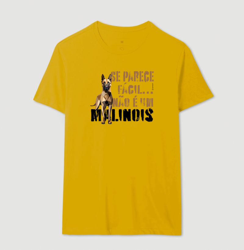Camiseta Malinois Parece Fácil  - Essência