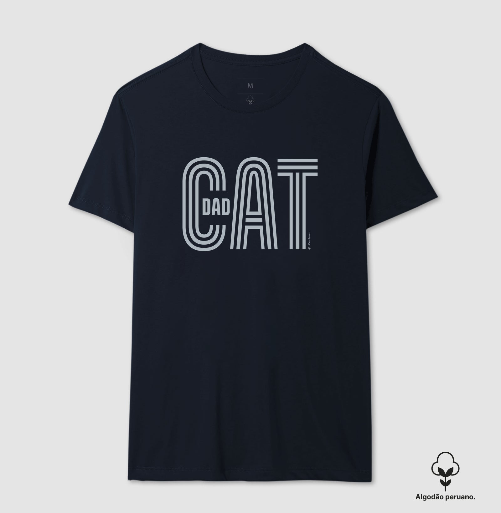 Camiseta INCA SOFT Cat Dad - Coleção AFETO