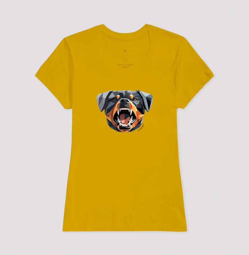 Camiseta Rottweiler Guardião - Geoma