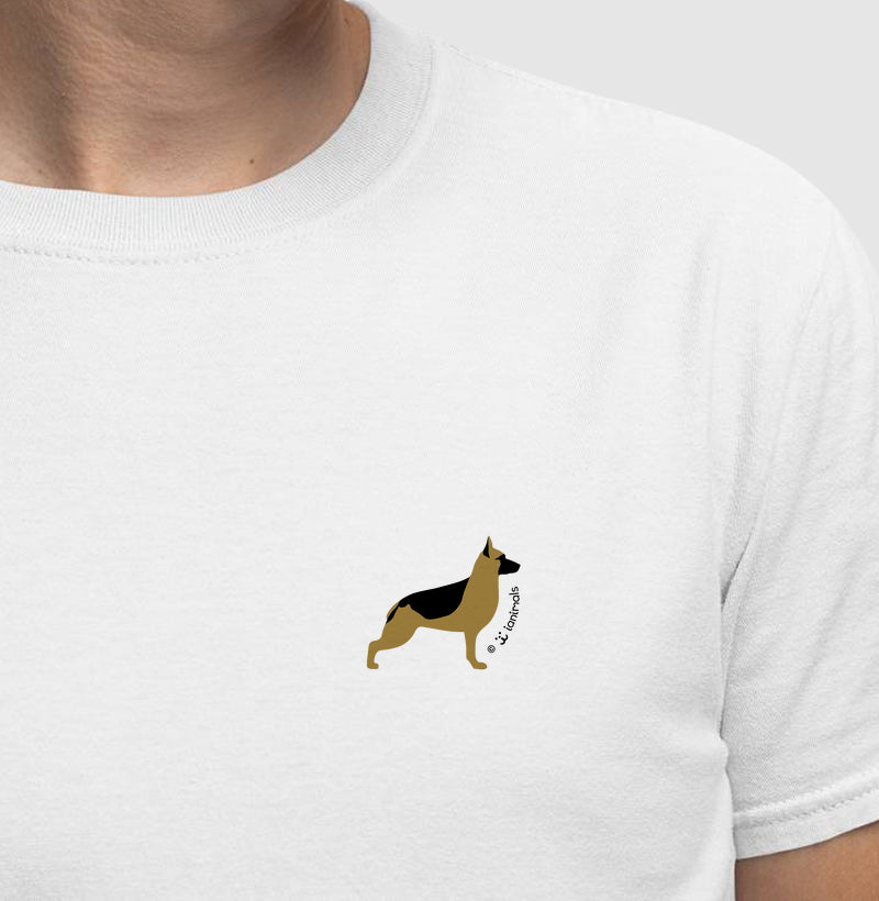 Camiseta Pastor Alemão - Perfil / Side