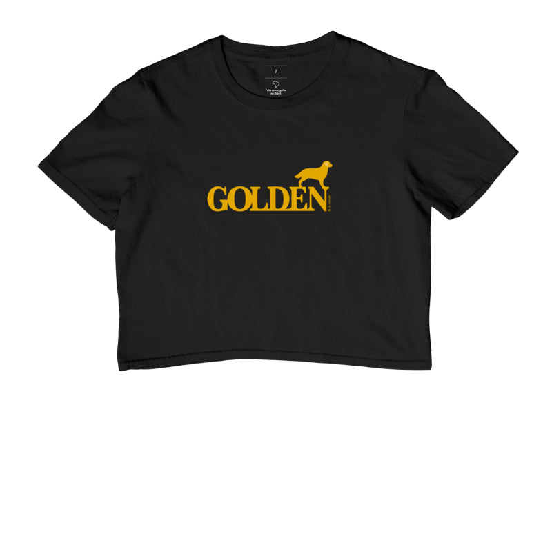 Camiseta Cropped Golden Retriever - Identidade