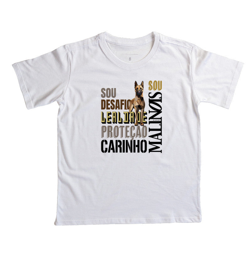 Camiseta Infantil Malinois SOU - Essência