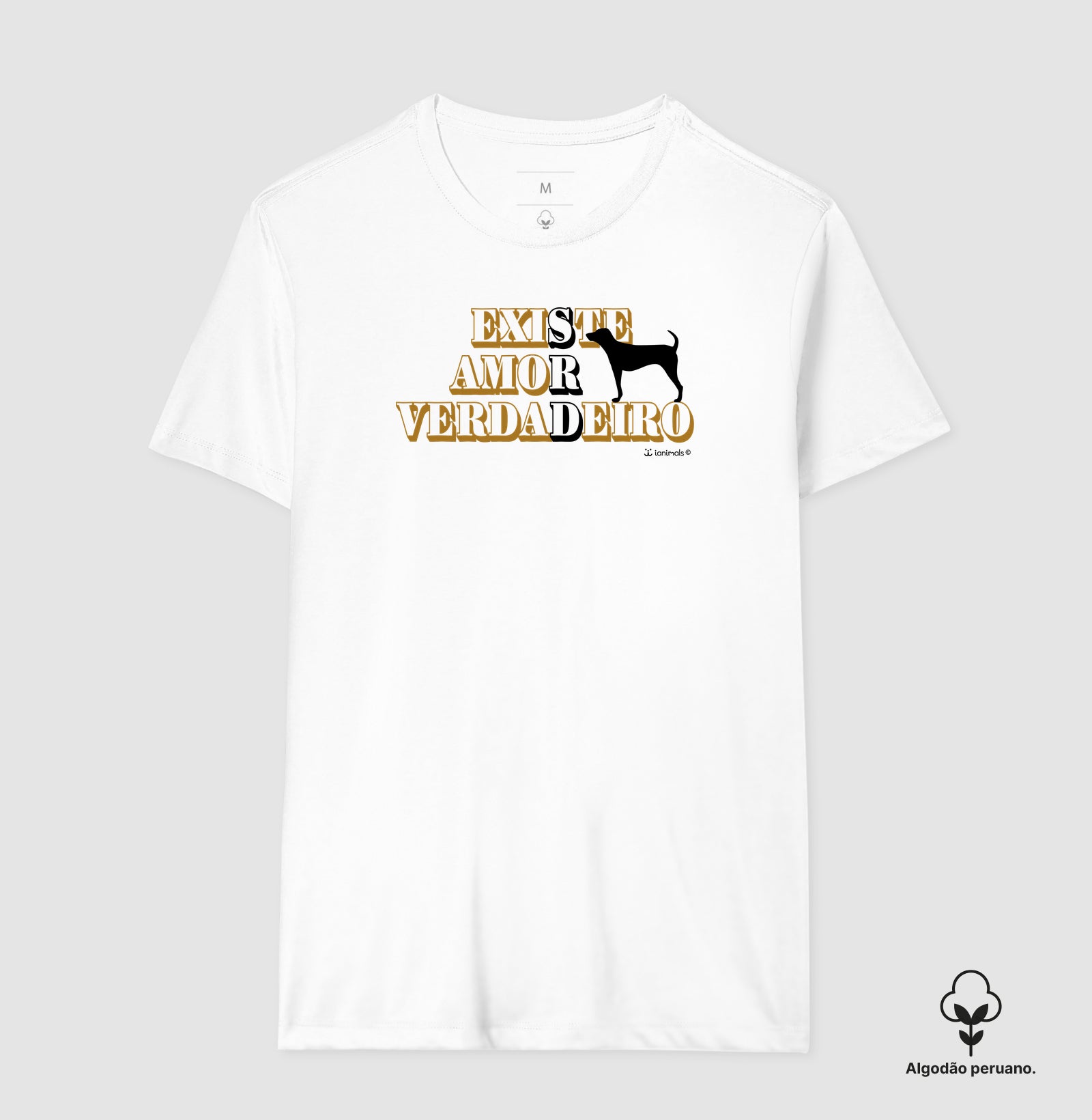 Camiseta INCA SOFT SRD Existe Amor Verdadeiro - Essência