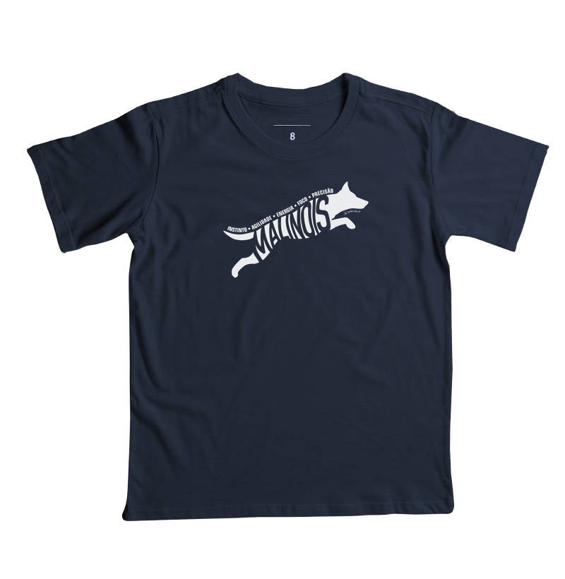 Camiseta Infantil Malinois Instinto - Essência