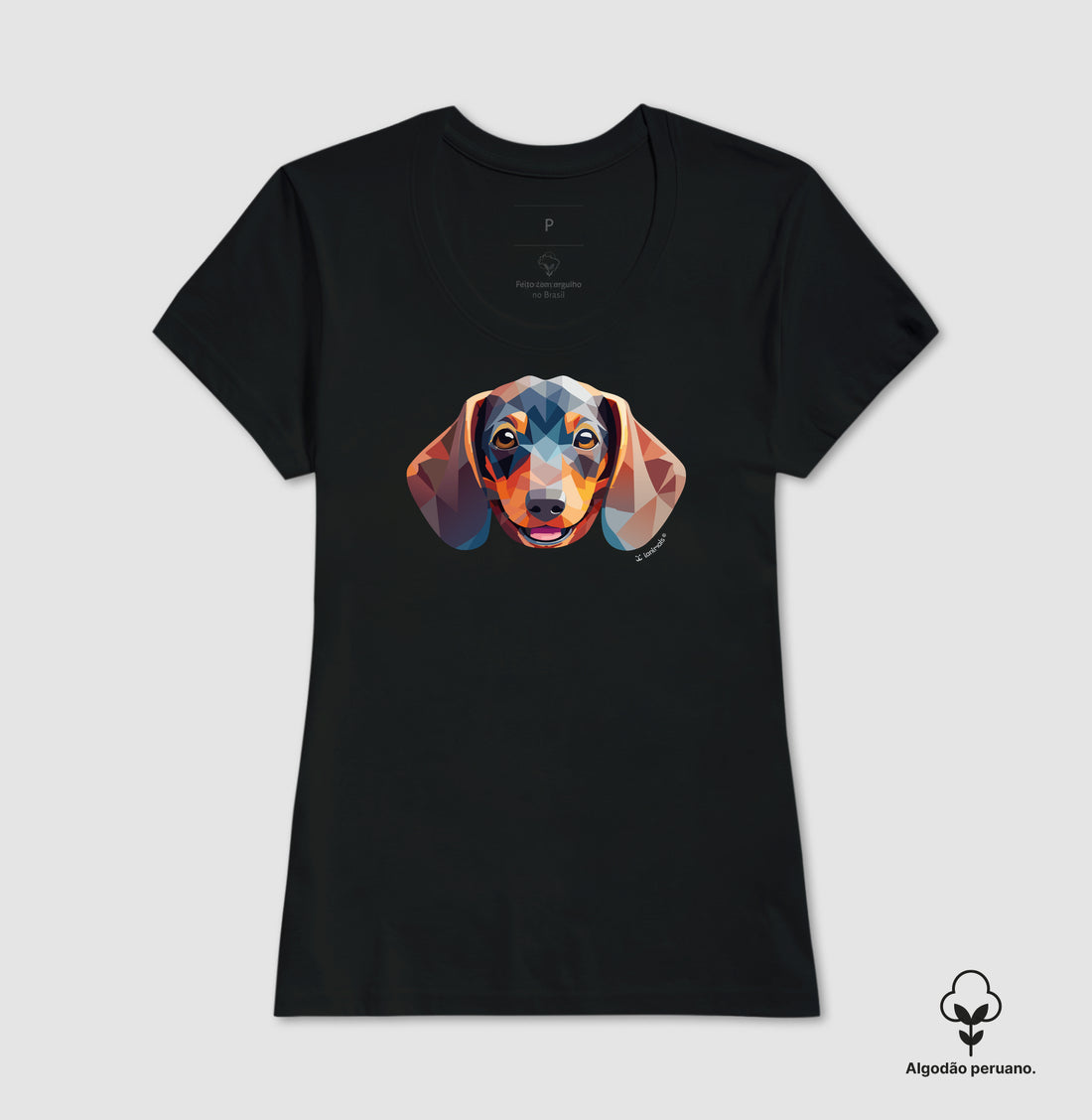 Camiseta INCA SOFT Dachshund - Coleção Geoma