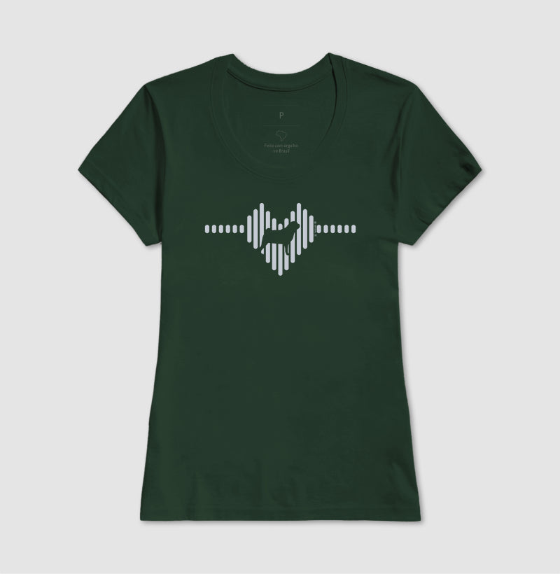 Camiseta Pug - Coleção Coração