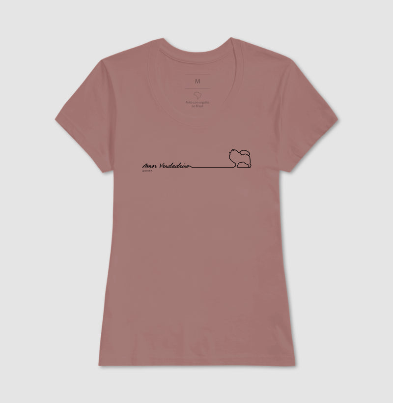 Camiseta Spitz Alemão - Amor Verdadeiro