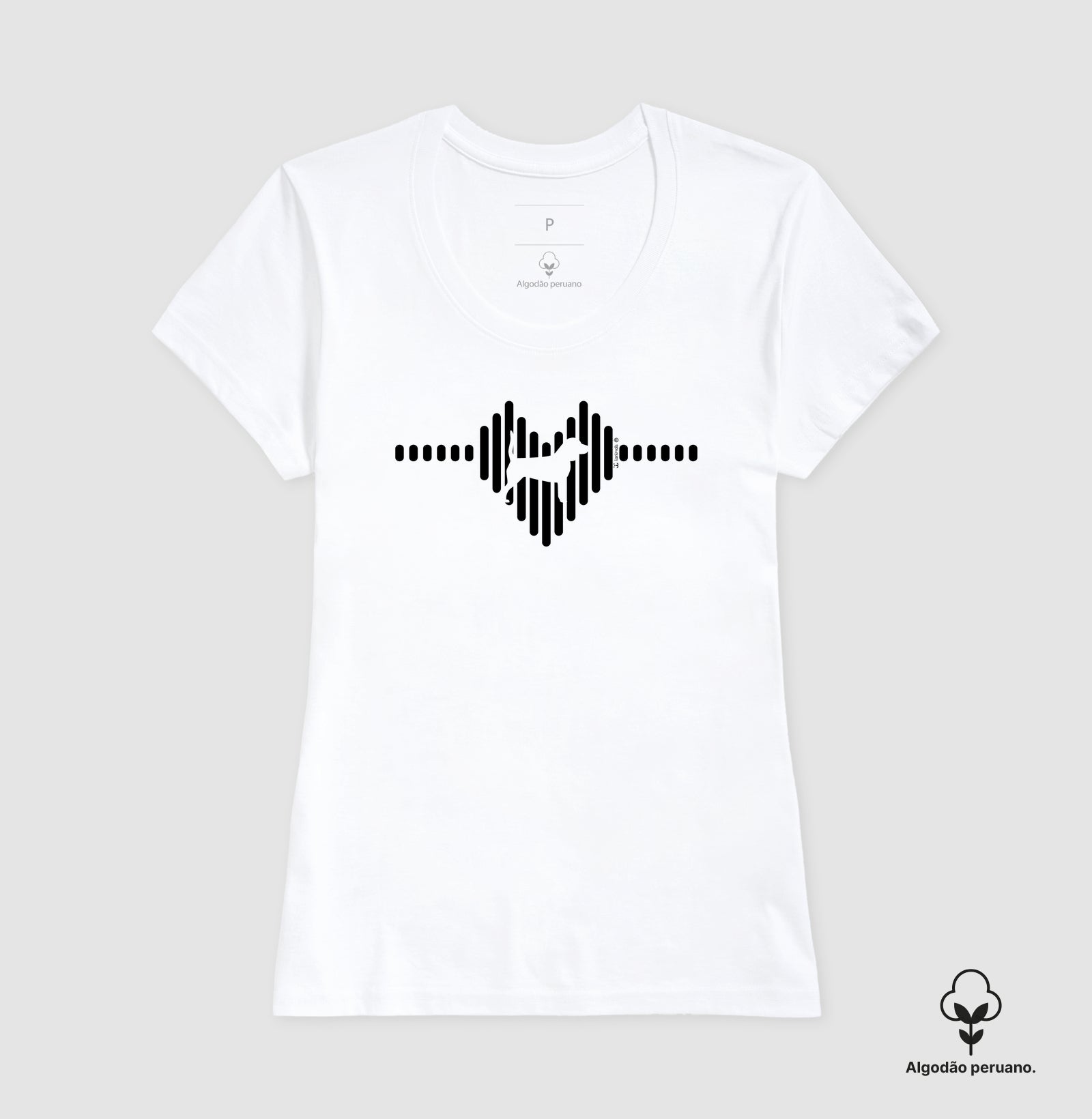 Camiseta Beagle / INCA SOFT - Coleção Coração