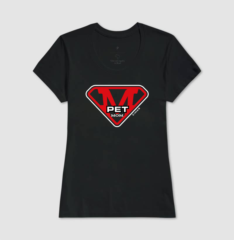 Camiseta Pet Mom - Afeto