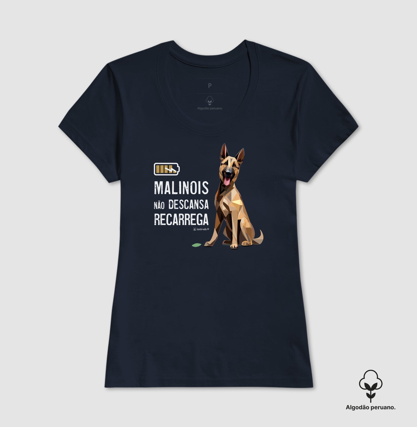 Camiseta INCA SOFT Malinois Não Descansa - Essência