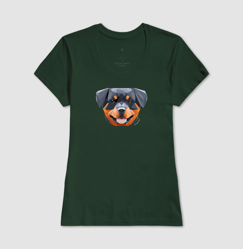 Camiseta Rottweiler Feliz - Geoma
