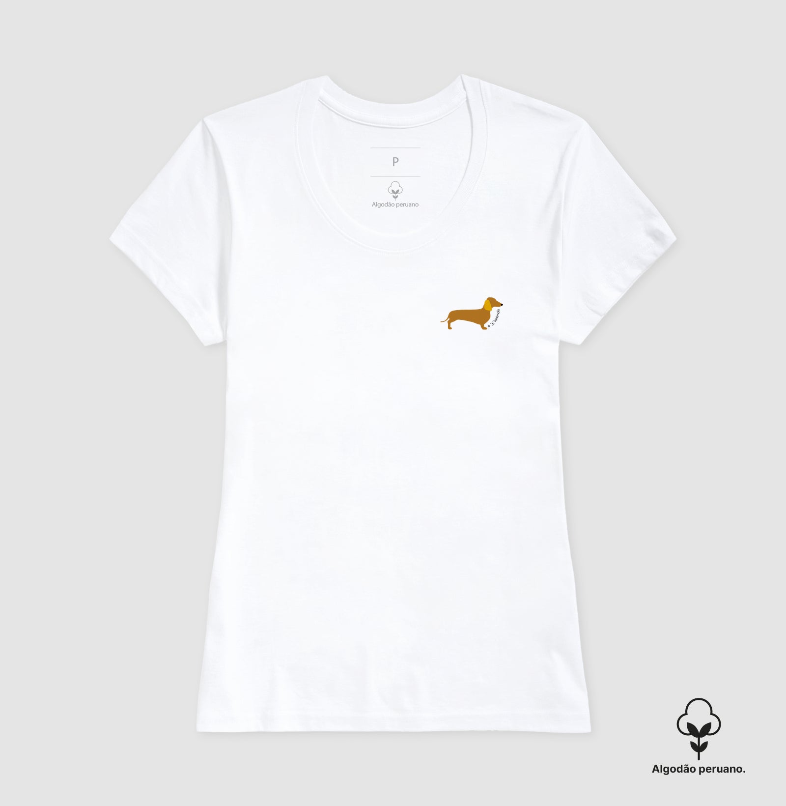 Camiseta Dachshund INCA SOFT- Perfil / Side