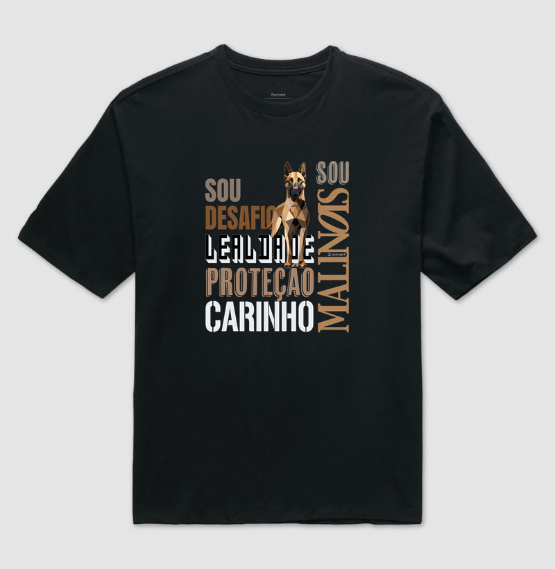Camiseta Oversized Malinois SOU - Essência