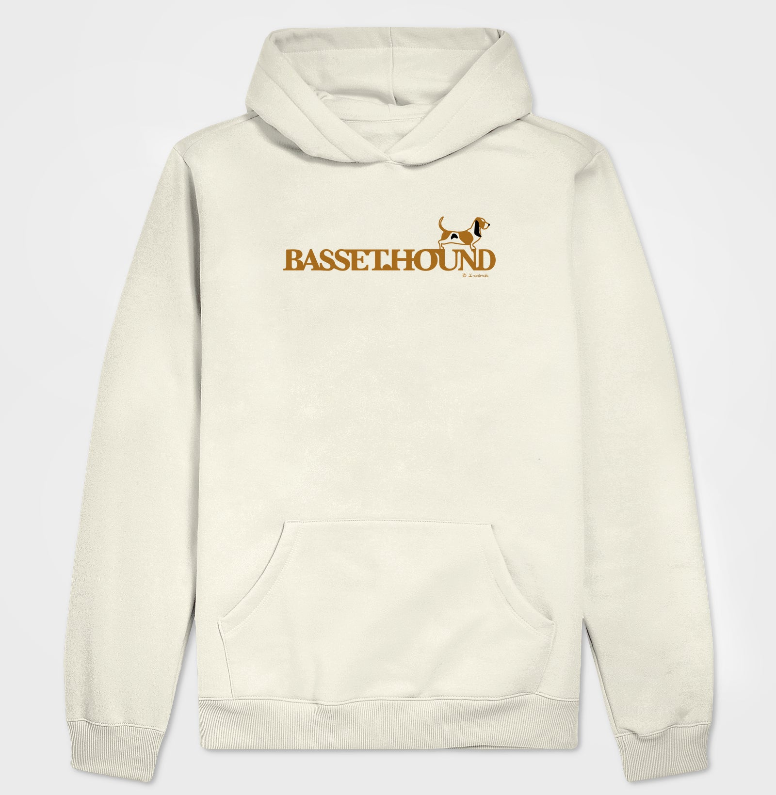 Moletom com Capuz Basset Hound - Identidade (sem cadarço)