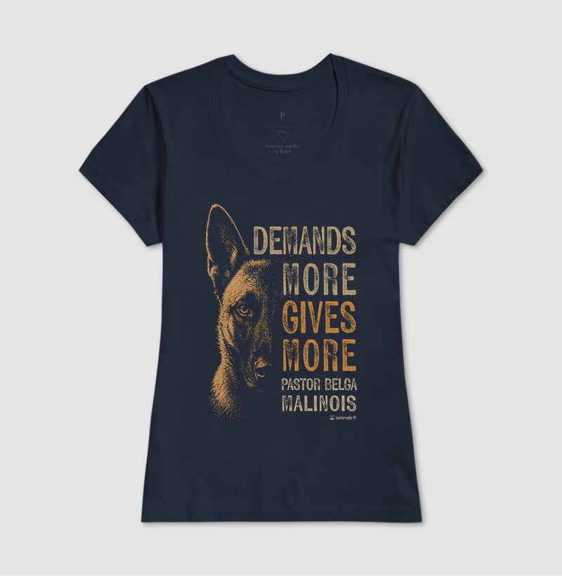 Camiseta Malinois Gives More - Essência