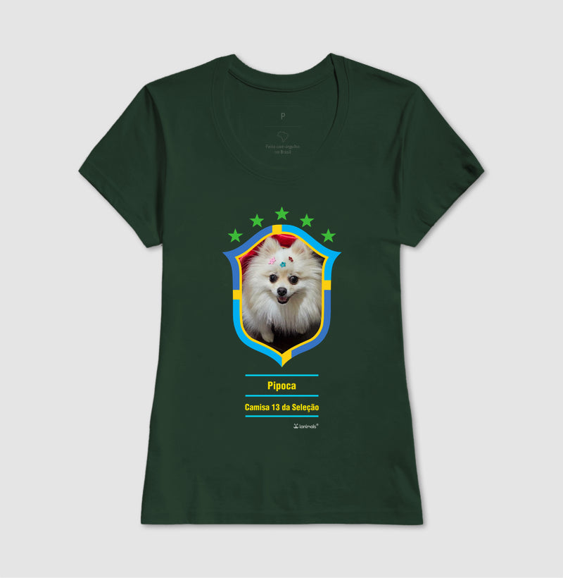 Camiseta Copa - Pipoca - Personalizada