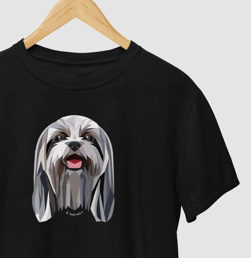 Camiseta Shih Tzu Pelo Longo - Geoma