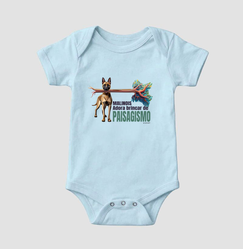 Body Infantil Malinois Paisagismo - Essência