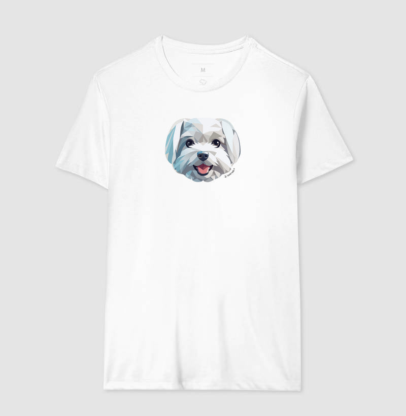 Camiseta Maltês - Coleção Geoma